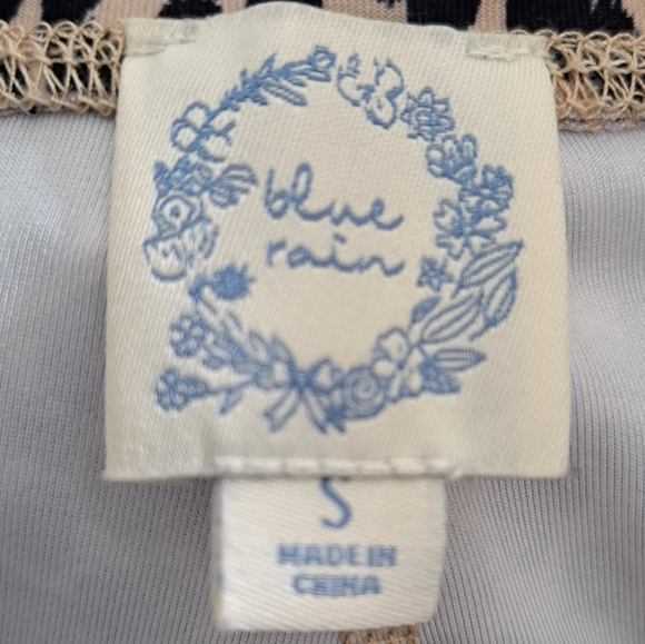 🪻BOGO🪻 Blue‎ Rain Animal Print Ankle Length Leggings (LIKE NEW) Size Small - Picture 6 of 10